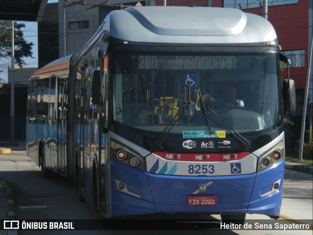 Next Mobilidade - ABC Sistema de Transporte 8253 na cidade de São Bernardo do Campo, São Paulo, Brasil, por Heitor de Sena Sapaterro. Número da foto: #12540164.