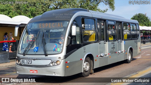 Transporte Coletivo Glória BL323 na cidade de Curitiba, Paraná, Brasil, por Lucas Weber Calizario. Número da foto: #12539197.