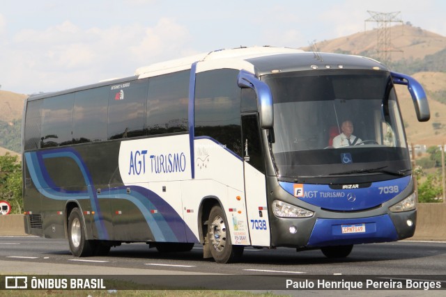 AGT Turismo 7038 na cidade de Roseira, São Paulo, Brasil, por Paulo Henrique Pereira Borges. Número da foto: #12540683.