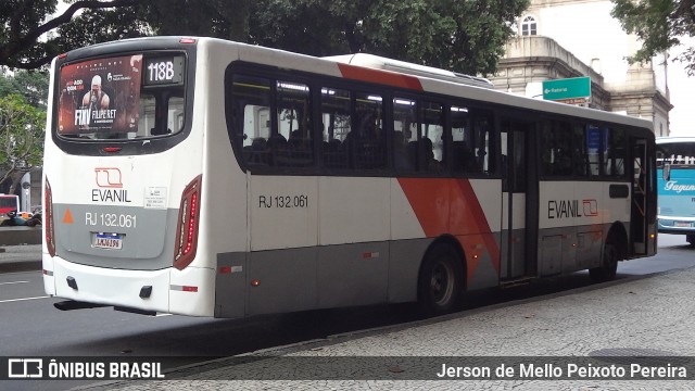 Evanil Transportes e Turismo RJ 132.061 na cidade de Rio de Janeiro, Rio de Janeiro, Brasil, por Jerson de Mello Peixoto Pereira. Número da foto: #12538786.