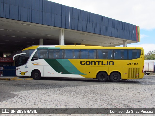 Empresa Gontijo de Transportes 21710 na cidade de Caruaru, Pernambuco, Brasil, por Lenilson da Silva Pessoa. Número da foto: #12540027.