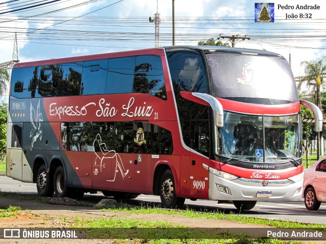 Expresso São Luiz 9090 na cidade de Samambaia, Distrito Federal, Brasil, por Pedro Andrade. Número da foto: #12540028.