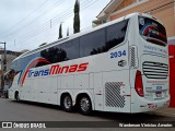 Auto Viação TransMinas 2034 na cidade de Novo Cruzeiro, Minas Gerais, Brasil, por Wanderson Vinícius Amorim. Número da foto: #:id.