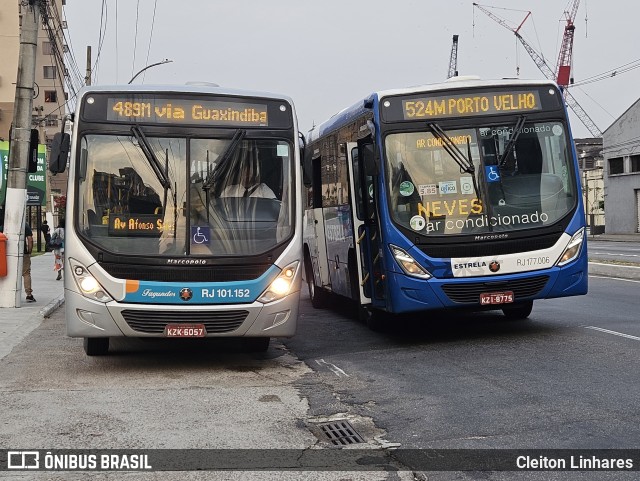 Auto Ônibus Fagundes RJ 101.152 na cidade de Niterói, Rio de Janeiro, Brasil, por Cleiton Linhares. Número da foto: #12541633.