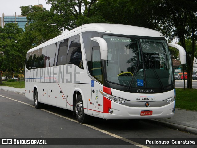 Auto Viação Catarinense 3351 na cidade de Curitiba, Paraná, Brasil, por Paulobuss  Guaratuba. Número da foto: #12543224.