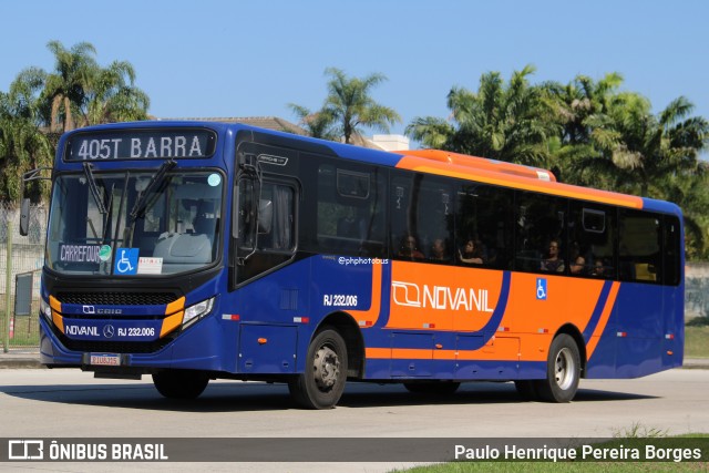 Evanil Tur > Novanil RJ 232.006 na cidade de Rio de Janeiro, Rio de Janeiro, Brasil, por Paulo Henrique Pereira Borges. Número da foto: #12543034.