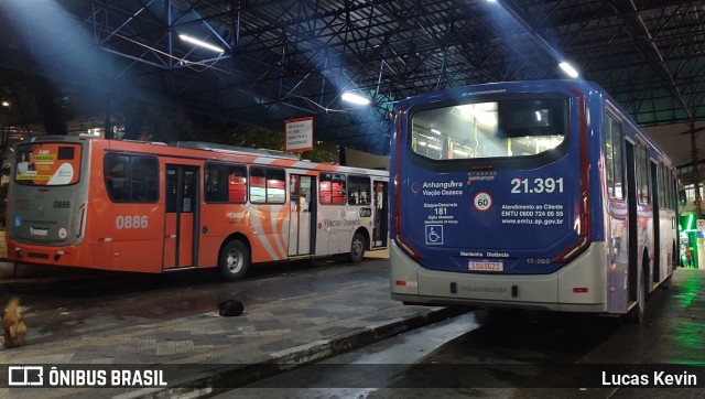 Viação Osasco 21.391 na cidade de Osasco, São Paulo, Brasil, por Lucas Kevin. Número da foto: #12541835.