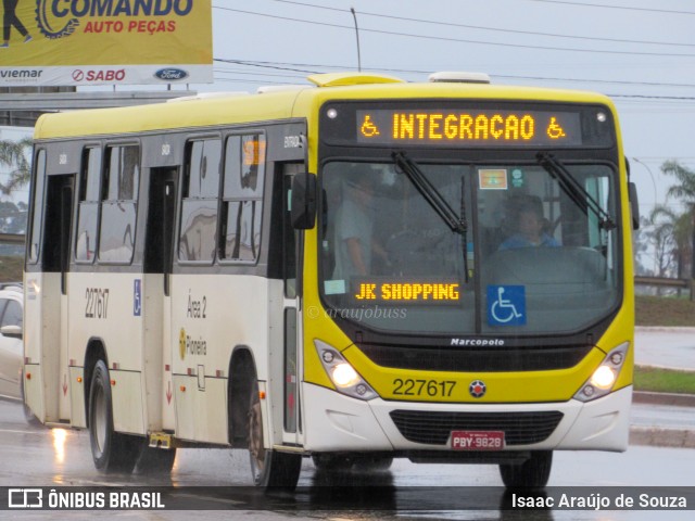 Viação Pioneira 227617 na cidade de Samambaia, Distrito Federal, Brasil, por Isaac Araújo de Souza. Número da foto: #12542007.
