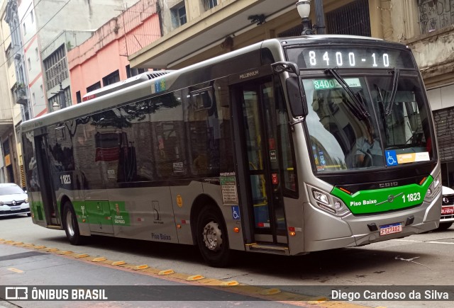 Viação Santa Brígida 1 1823 na cidade de São Paulo, São Paulo, Brasil, por Diego Cardoso da Silva. Número da foto: #12541479.