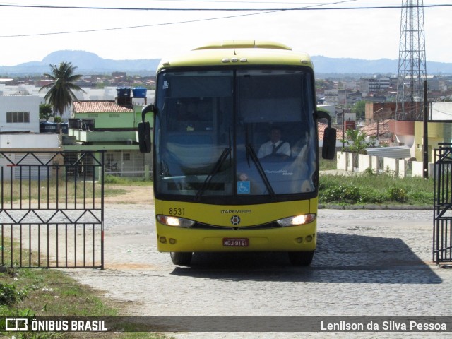 Viação Itapemirim 8531 na cidade de Caruaru, Pernambuco, Brasil, por Lenilson da Silva Pessoa. Número da foto: #12543134.