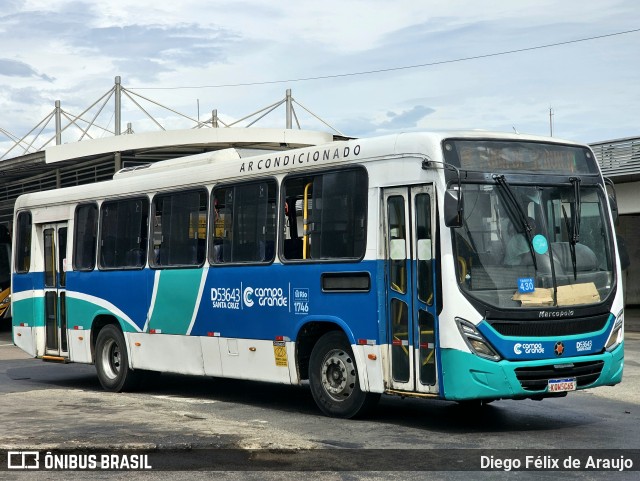 Transportes Campo Grande D53643 na cidade de Rio de Janeiro, Rio de Janeiro, Brasil, por Diego Félix de Araujo. Número da foto: #12542811.