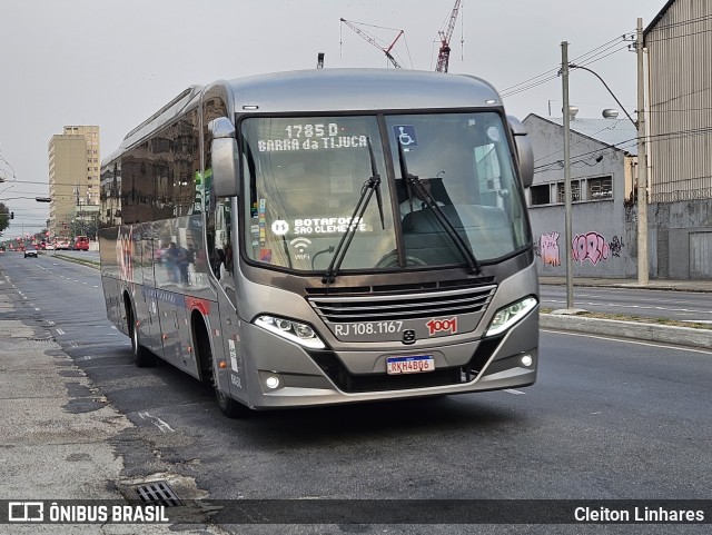 Auto Viação 1001 RJ 108.1167 na cidade de Niterói, Rio de Janeiro, Brasil, por Cleiton Linhares. Número da foto: #12541638.