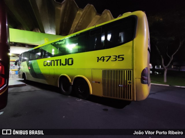 Empresa Gontijo de Transportes 14735 na cidade de Araxá, Minas Gerais, Brasil, por João Vitor Porto Ribeiro. Número da foto: #12541722.