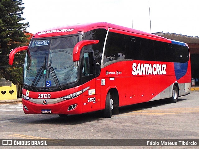 Viação Santa Cruz 28120 na cidade de Três Corações, Minas Gerais, Brasil, por Fábio Mateus Tibúrcio. Número da foto: #12541742.
