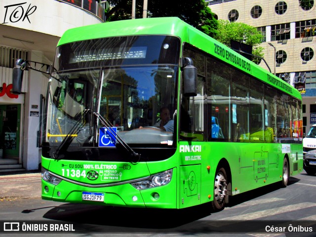 SM Transportes 11384 na cidade de Belo Horizonte, Minas Gerais, Brasil, por César Ônibus. Número da foto: #12543130.