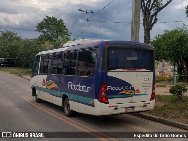 Piccolotur Transportes Turísticos 330 na cidade de Franco da Rocha, São Paulo, Brasil, por Espedito de Brito Gomes. Número da foto: #12541828.