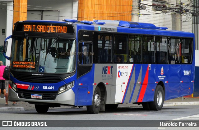 Next Mobilidade - ABC Sistema de Transporte 80.441 na cidade de São Caetano do Sul, São Paulo, Brasil, por Haroldo Ferreira. Número da foto: #12542690.
