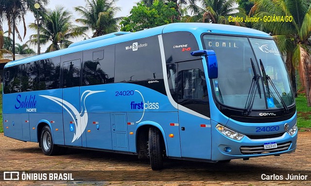 Expresso Satélite Norte 24020 na cidade de Goiânia, Goiás, Brasil, por Carlos Júnior. Número da foto: #12542892.
