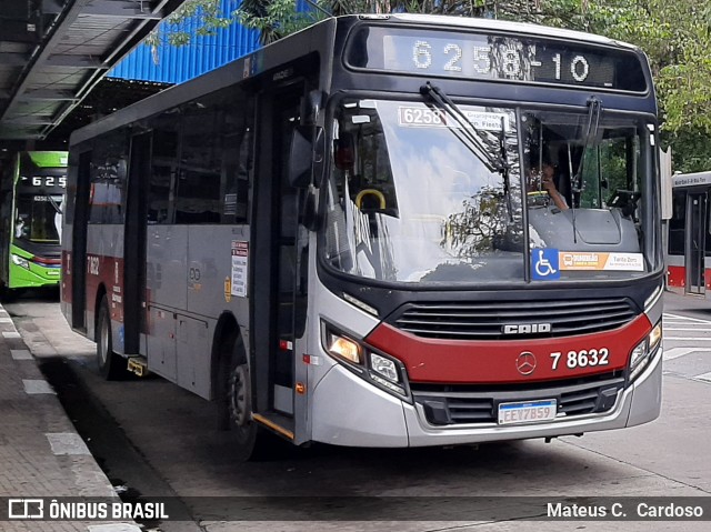 Transwolff Transportes e Turismo 7 8632 na cidade de São Paulo, São Paulo, Brasil, por Mateus C.  Cardoso. Número da foto: #12542341.