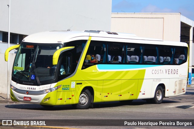 Costa Verde Transportes RJ 217.024 na cidade de Rio de Janeiro, Rio de Janeiro, Brasil, por Paulo Henrique Pereira Borges. Número da foto: #12542999.