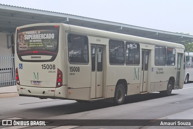 Leblon Transporte de Passageiros 15008 na cidade de São José dos Pinhais, Paraná, Brasil, por Amauri Souza. Número da foto: #12541794.