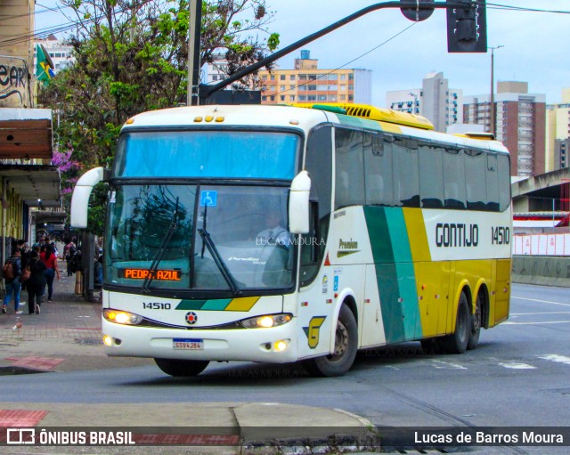 Empresa Gontijo de Transportes 14510 na cidade de Belo Horizonte, Minas Gerais, Brasil, por Lucas de Barros Moura. Número da foto: #12541882.