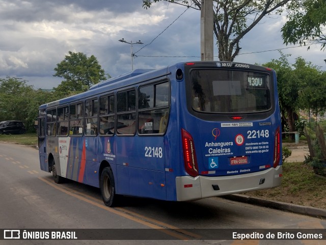 Viação Cidade de Caieiras 22.148 na cidade de Franco da Rocha, São Paulo, Brasil, por Espedito de Brito Gomes. Número da foto: #12541830.