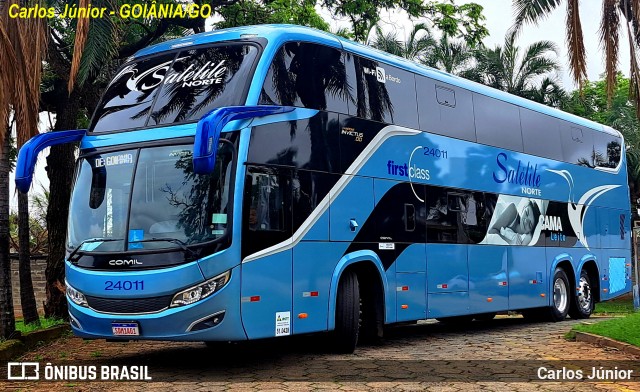 Expresso Satélite Norte 24011 na cidade de Goiânia, Goiás, Brasil, por Carlos Júnior. Número da foto: #12542817.