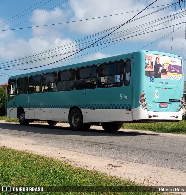 Viação Nossa Senhora Conquistadora 504 na cidade de Pelotas, Rio Grande do Sul, Brasil, por Ribeiro Reis. Número da foto: #12542086.