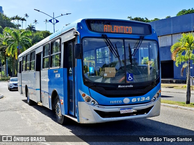 ATT - Atlântico Transportes e Turismo 6134 na cidade de Salvador, Bahia, Brasil, por Victor São Tiago Santos. Número da foto: #12541749.