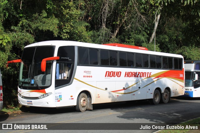 Viação Novo Horizonte 306 na cidade de Viçosa, Minas Gerais, Brasil, por Julio Cesar Euzebio Alves. Número da foto: #12543210.