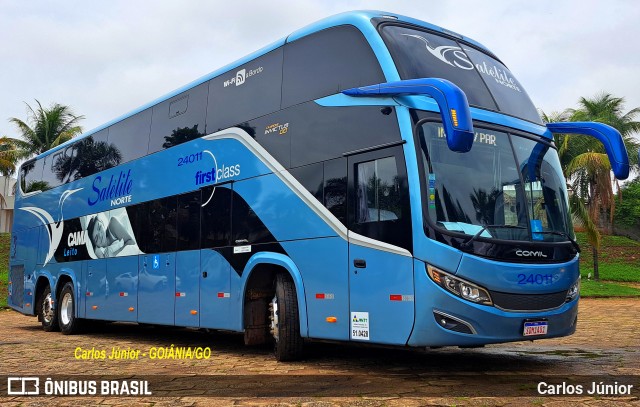 Expresso Satélite Norte 24011 na cidade de Goiânia, Goiás, Brasil, por Carlos Júnior. Número da foto: #12542852.