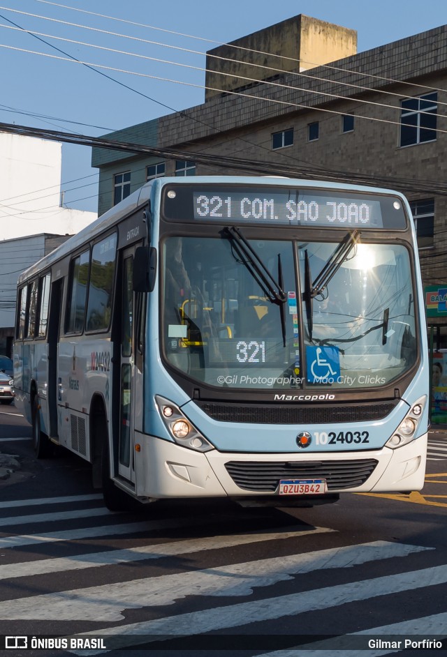 Vega Manaus Transporte 1024032 na cidade de Manaus, Amazonas, Brasil, por Gilmar Porfírio. Número da foto: #12541825.