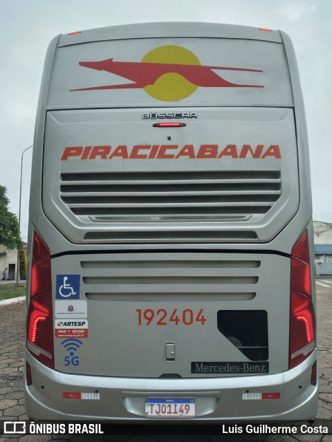 Viação Piracicabana 192404 na cidade de Adamantina, São Paulo, Brasil, por Luis Guilherme Costa. Número da foto: #12542292.