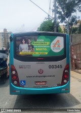 Auto Viação Urubupungá 00345 na cidade de Osasco, São Paulo, Brasil, por Rômulo Santos. Número da foto: #:id.