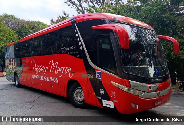 Empresa de Ônibus Pássaro Marron 5829 na cidade de São Paulo, São Paulo, Brasil, por Diego Cardoso da Silva. Número da foto: #12543830.
