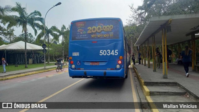 Transol Transportes Coletivos 50345 na cidade de Florianópolis, Santa Catarina, Brasil, por Wallan Vinicius. Número da foto: #12543574.