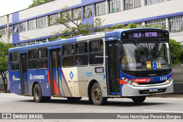 Viação Sul Fluminense 1213 na cidade de Volta Redonda, Rio de Janeiro, Brasil, por Paulo Henrique Pereira Borges. Número da foto: #12544867.
