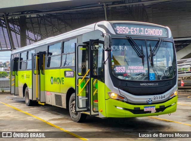 BH Leste Transportes > Nova Vista Transportes > TopBus Transportes 21184 na cidade de Belo Horizonte, Minas Gerais, Brasil, por Lucas de Barros Moura. Número da foto: #12546932.