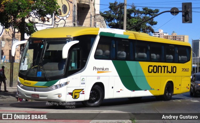 Empresa Gontijo de Transportes 7060 na cidade de Belo Horizonte, Minas Gerais, Brasil, por Andrey Gustavo. Número da foto: #12547172.