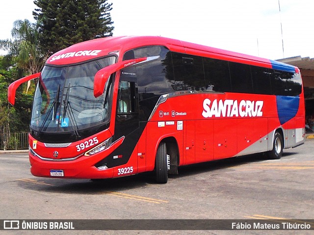 Viação Santa Cruz 39225 na cidade de Três Corações, Minas Gerais, Brasil, por Fábio Mateus Tibúrcio. Número da foto: #12546690.