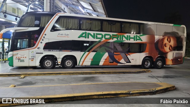 Empresa de Transportes Andorinha 7305 na cidade de Santo André, São Paulo, Brasil, por Fábio Paixão. Número da foto: #12545514.