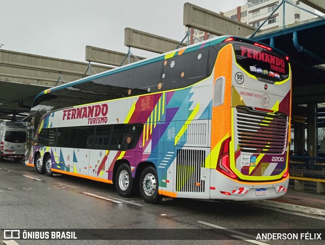 Fernando Turismo 2200 na cidade de Florianópolis, Santa Catarina, Brasil, por ANDERSON FÉLIX. Número da foto: #12545683.