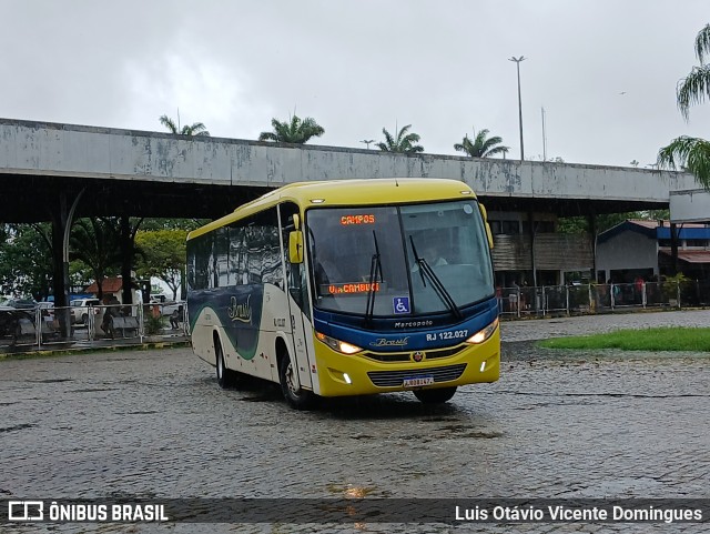 Brasil SA Transporte e Turismo RJ 122.027 na cidade de Campos dos Goytacazes, Rio de Janeiro, Brasil, por Luis Otávio Vicente Domingues. Número da foto: #12546026.