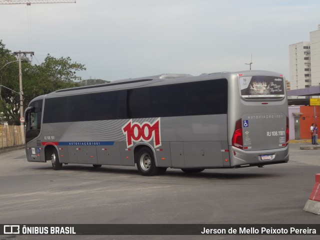 Auto Viação 1001 RJ 108.1181 na cidade de Niterói, Rio de Janeiro, Brasil, por Jerson de Mello Peixoto Pereira. Número da foto: #12547656.