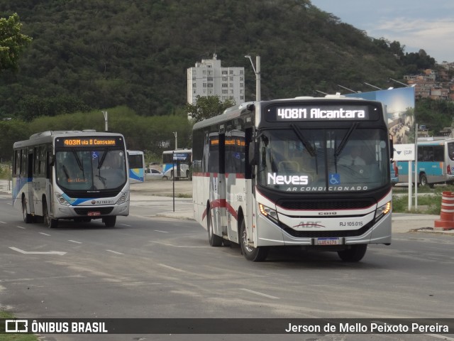 Auto Viação ABC RJ 105.015 na cidade de Niterói, Rio de Janeiro, Brasil, por Jerson de Mello Peixoto Pereira. Número da foto: #12547149.