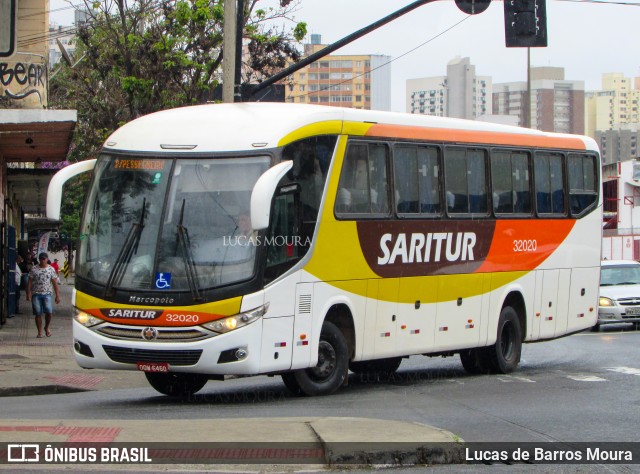 Saritur - Santa Rita Transporte Urbano e Rodoviário 32020 na cidade de Belo Horizonte, Minas Gerais, Brasil, por Lucas de Barros Moura. Número da foto: #12546922.