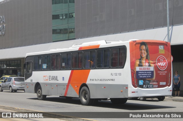 Evanil Transportes e Turismo RJ 132.100 na cidade de Rio de Janeiro, Rio de Janeiro, Brasil, por Paulo Alexandre da Silva. Número da foto: #12546141.