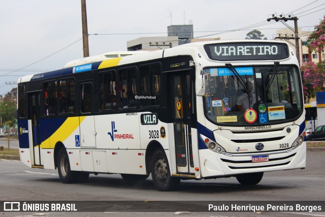 Viação Pinheiral 3028 na cidade de Volta Redonda, Rio de Janeiro, Brasil, por Paulo Henrique Pereira Borges. Número da foto: #12545727.