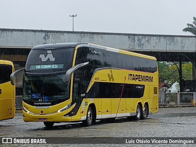 Viação Nova Itapemirim 40376 na cidade de Campos dos Goytacazes, Rio de Janeiro, Brasil, por Luis Otávio Vicente Domingues. Número da foto: #12546093.